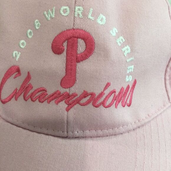 Vintage Phila Phillies 2008 World Series Championship MLB Genuine Merch. Cap - Picture 5 of 9